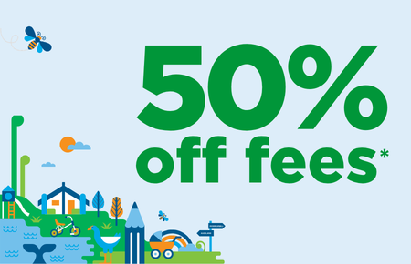 Enrol your child and receive 50% off fees